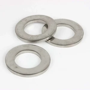Stainless steel flat washers with A2 markings, DIN 125 Form A