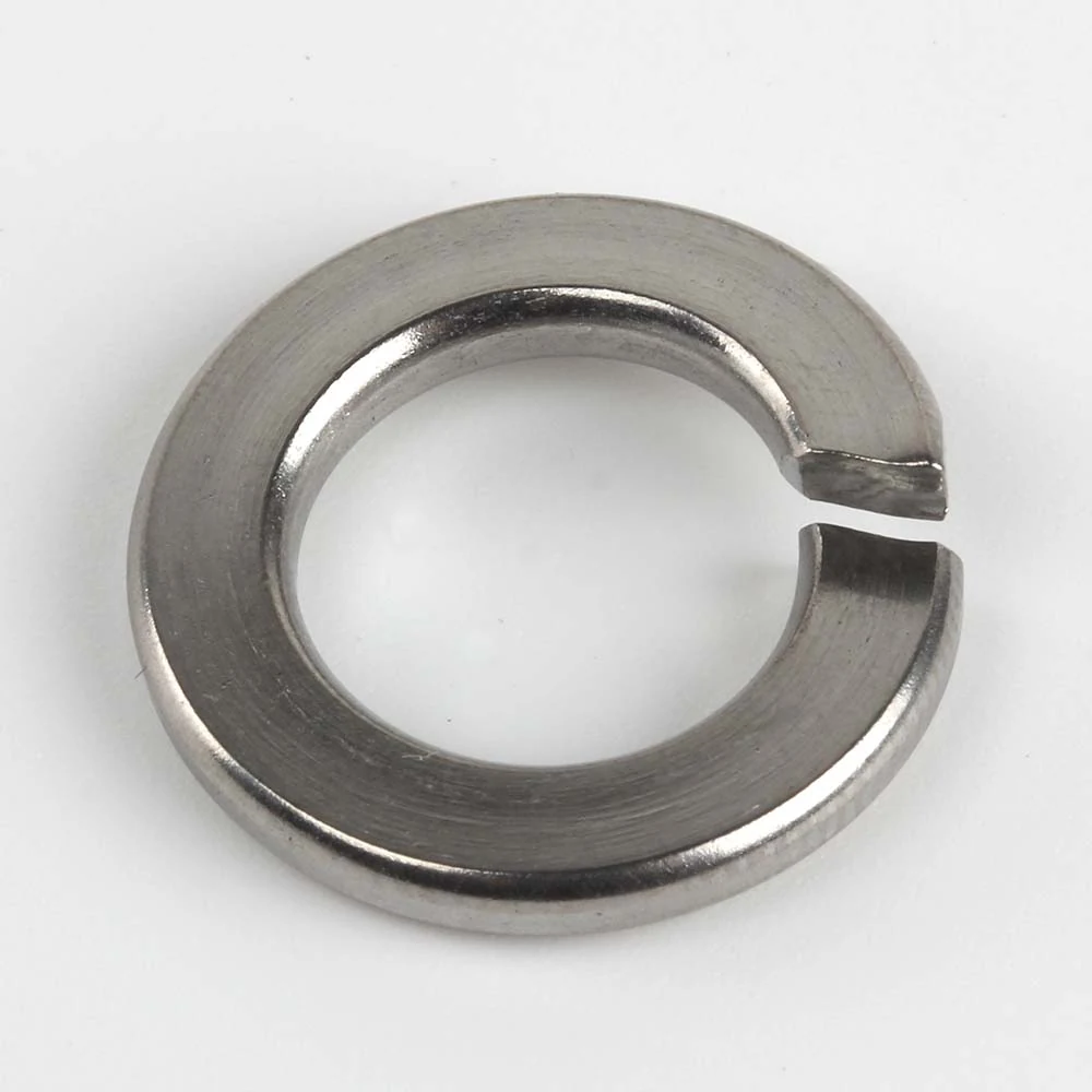 Stainless steel split spring washer, DIN 127 Form B