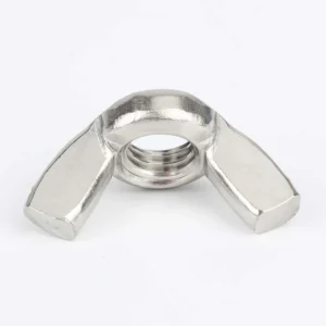 Stainless steel wing nut with internal thread, DIN 315 pattern
