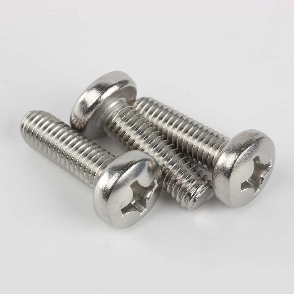 DIN 7985 stainless steel Phillips pan head machine screws