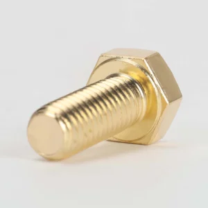 DIN 933 copper alloy full-thread hex bolt
