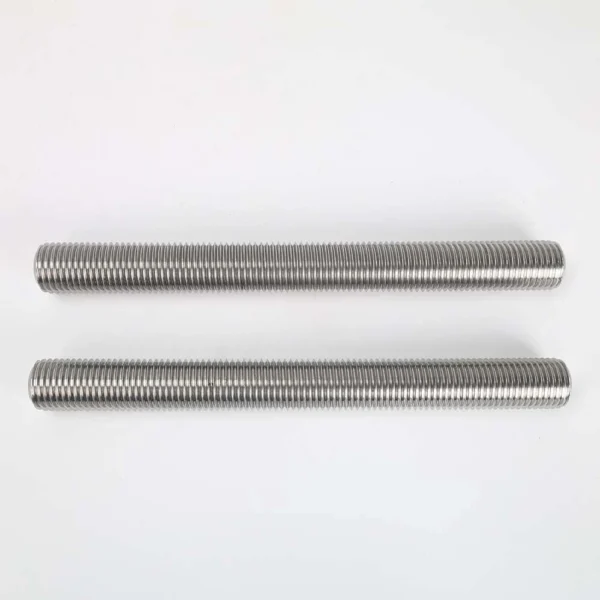 DIN 976 stainless steel fully threaded studs with chamfered ends