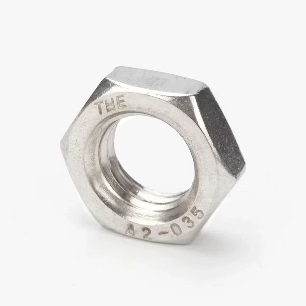 DIN 439 Stainless Steel Thin Hexagon Nuts - detail view 2