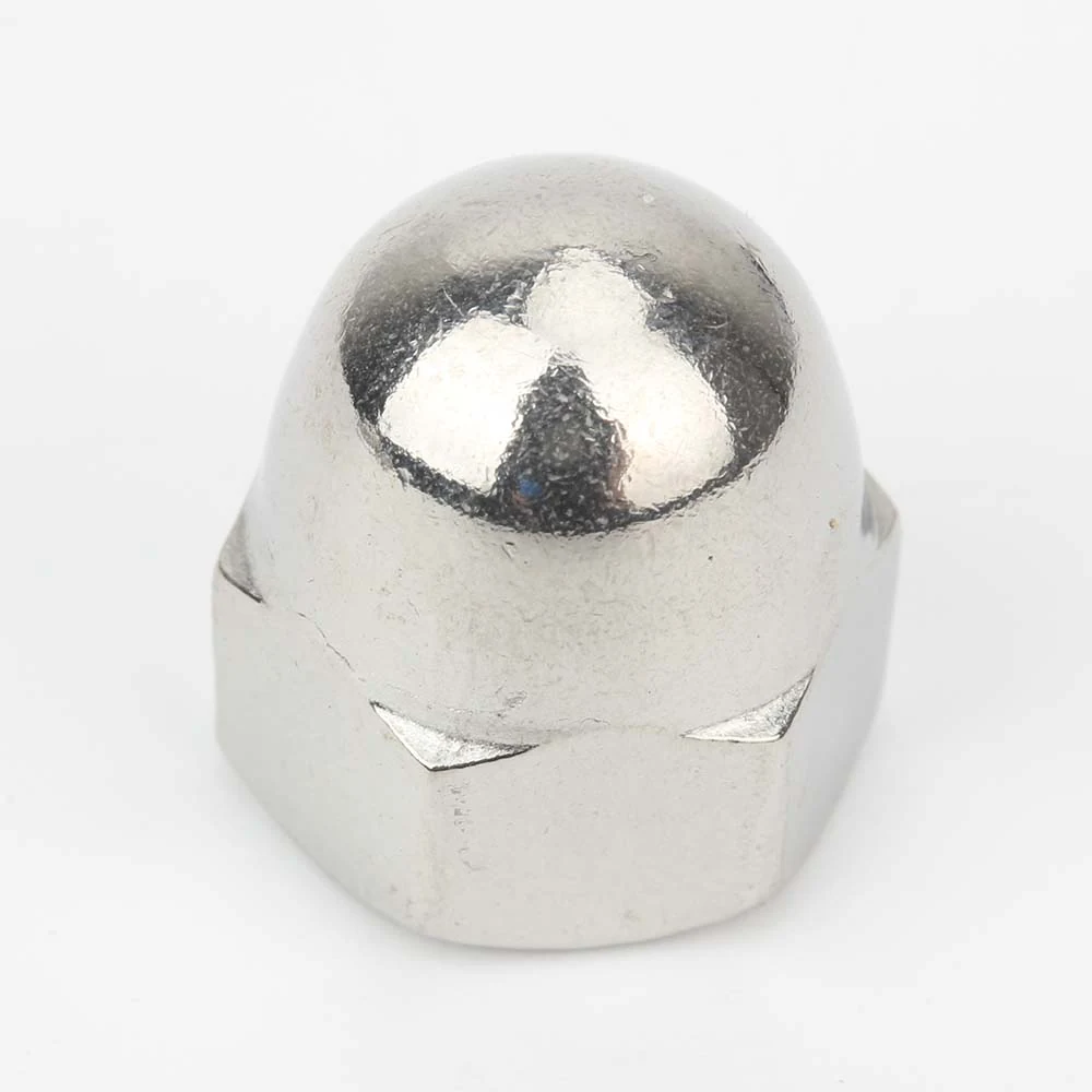 Stainless Steel Inch Hexagon Cap Nuts - detail view 2