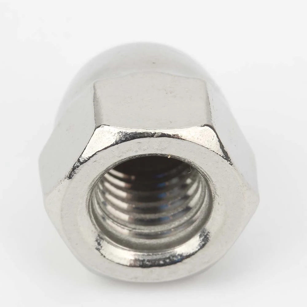 Stainless Steel Inch Hexagon Cap Nuts - detail view 3