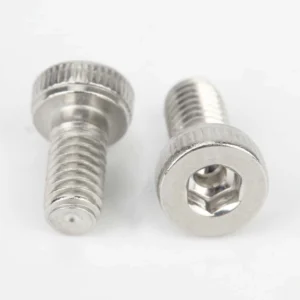 DIN 6912 Stainless Steel Socket Head Screws with Pilot Recess - actual product view 1