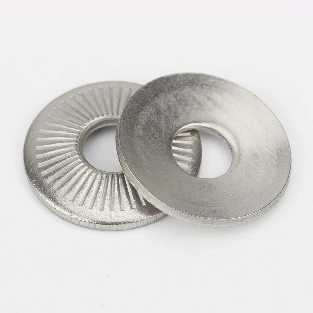 NF E25-511 Stainless Steel Serrated Conical Washers - multiple product views