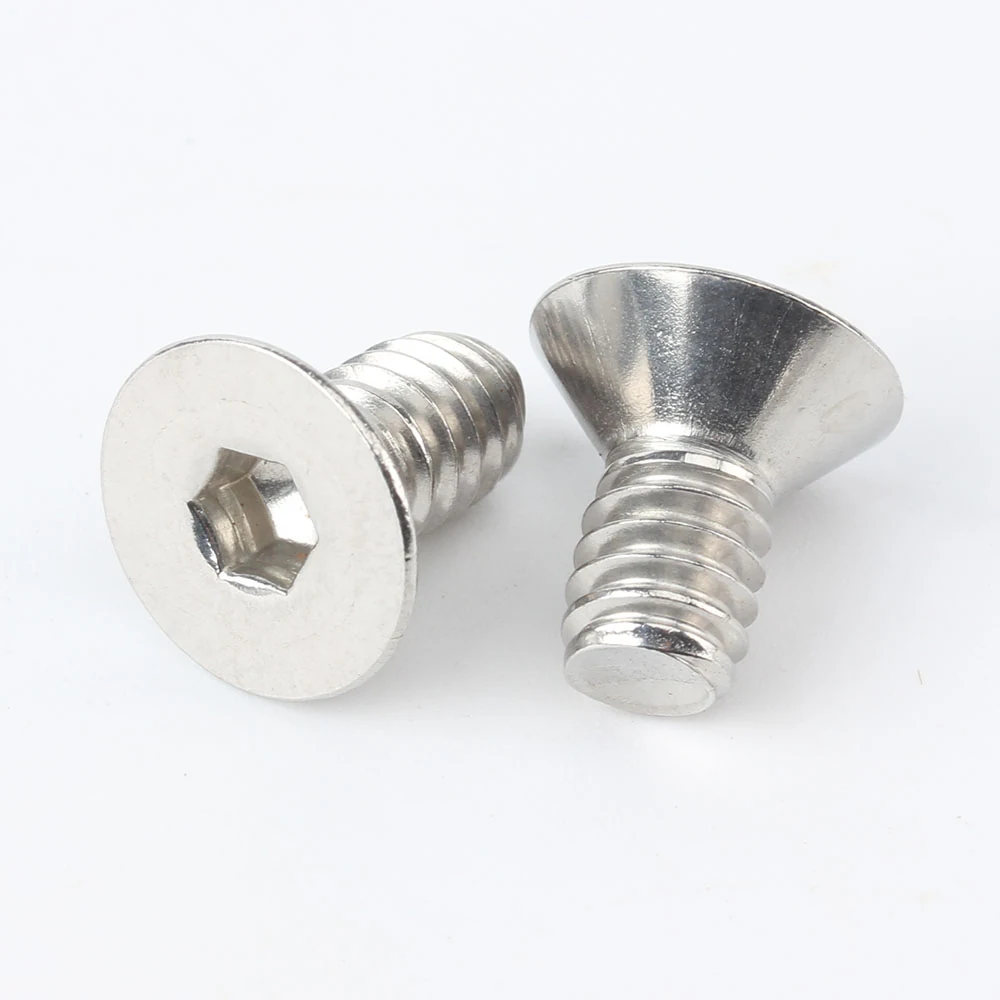 ASME B18.3 Fine-Thread Flat Head Socket Screws - actual product view 1