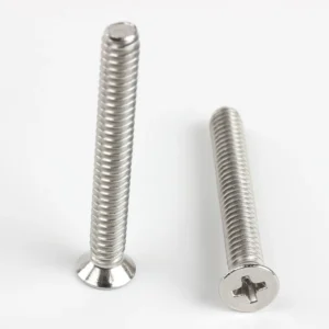 ANSI/ASME B18.6.3 Fine-Thread Cross-Recessed Flat Head Screws - actual product view 1