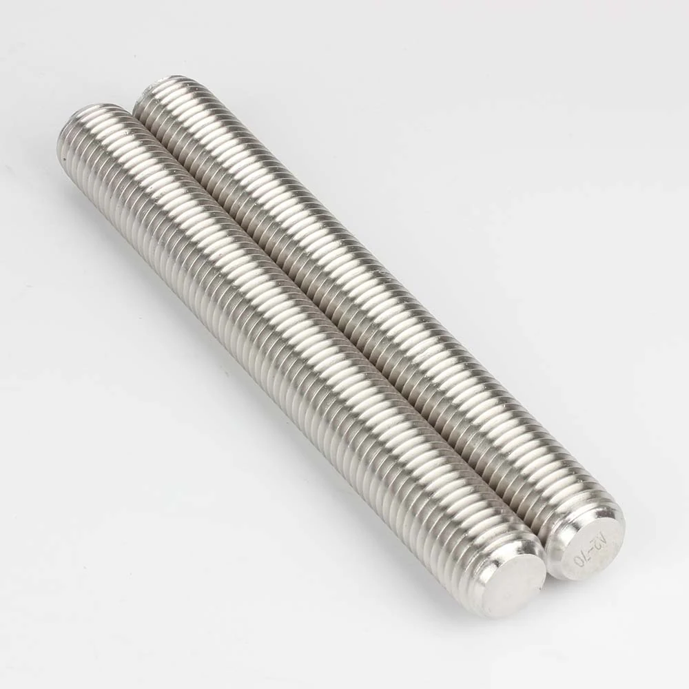 DIN 976 Stainless Steel Threaded Rods - Grade 70 Series - actual product view 1