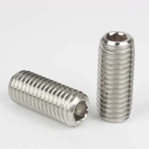 ANSI B18.3 Stainless Steel Flat Point Socket Set Screws