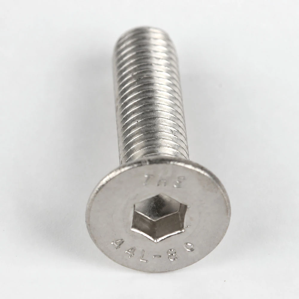 DIN 7991 316L Socket Countersunk Screws - Grade 80 Series - actual product view 1