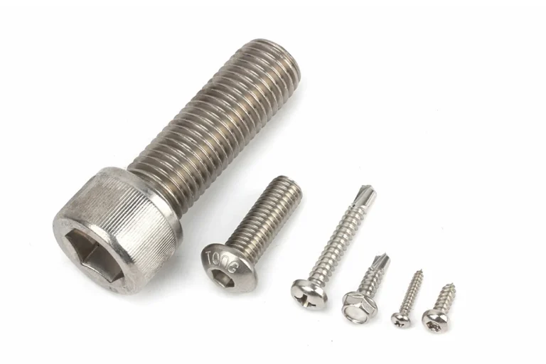 Tongming screw family showing socket head, countersunk and other screw forms