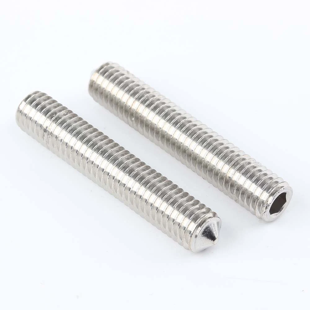 DIN 914 cone point set screws detail