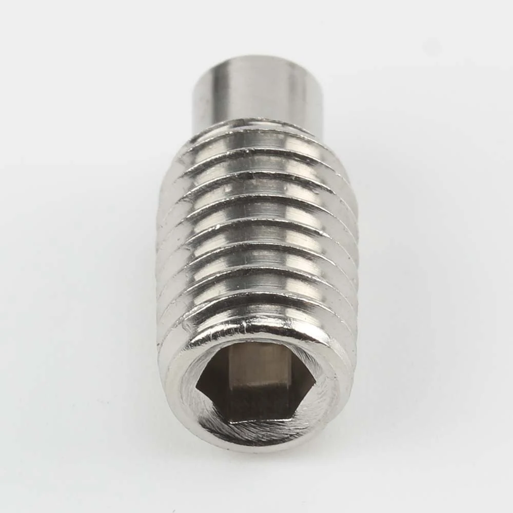 DIN 915 hex socket and threaded body detail