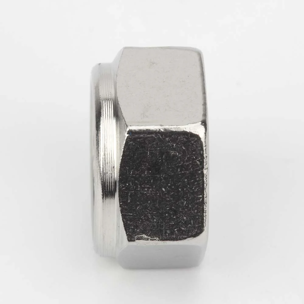 Side profile of a domestic DIN 980 M pattern all-metal lock nut